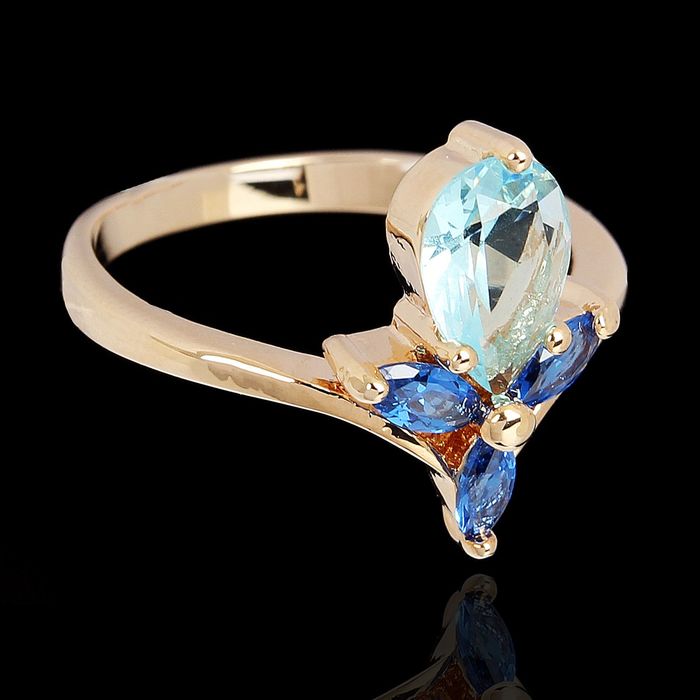 Кольцо "Шпинель" ирис, размер 18