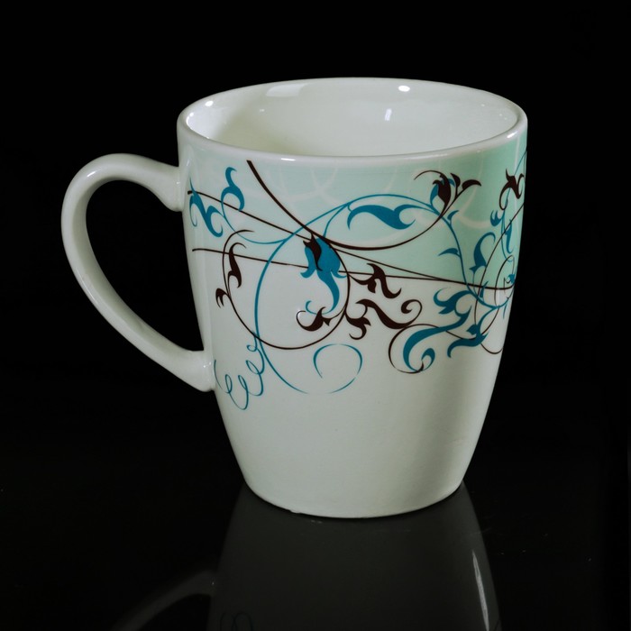 Кружка 370 мл "Кружева"