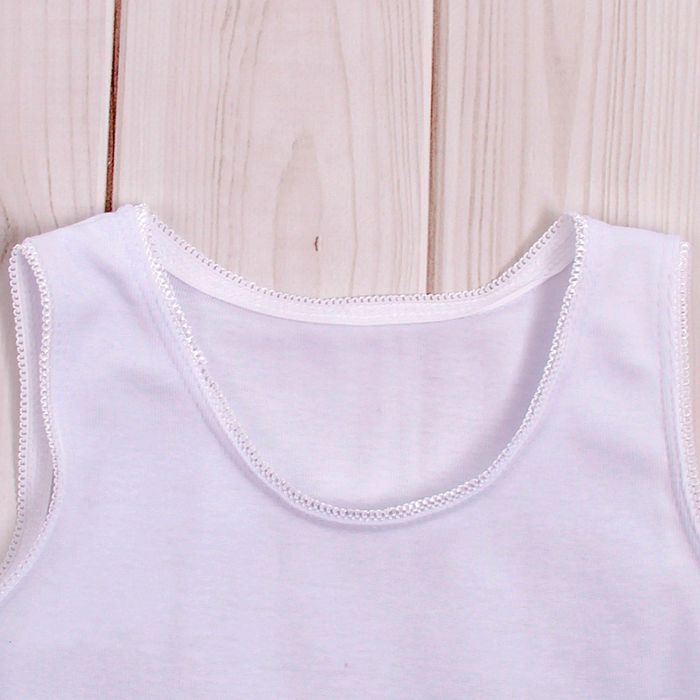 Комплект для девочки (майка, трусы), рост 92 см, цвет белый (арт. К340_М)