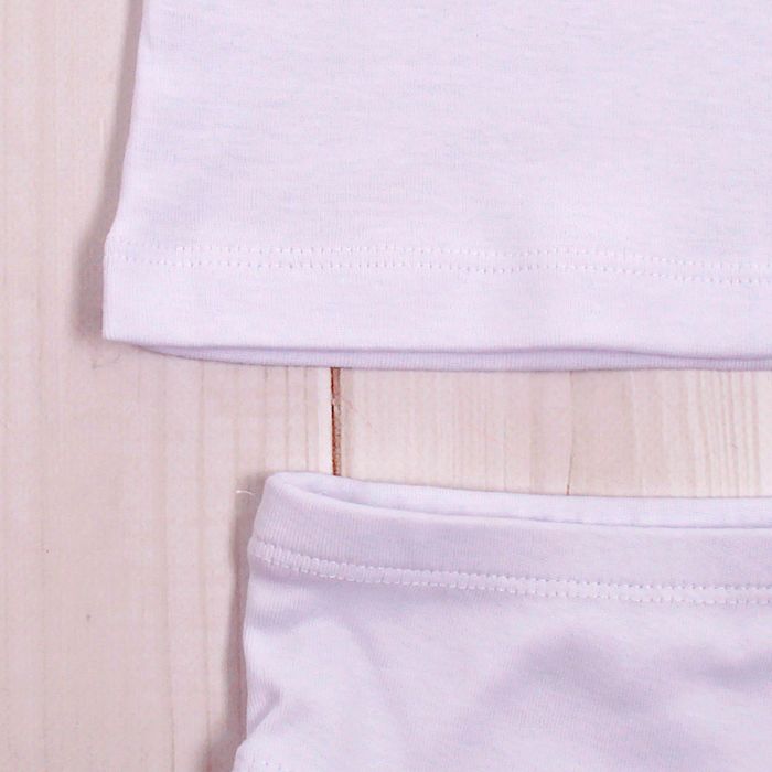 Комплект для девочки (майка, трусы), рост 92 см, цвет белый (арт. К340_М)