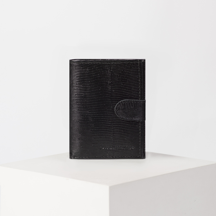 Портмоне водителя, отдел для автодокументов, 1 отдел, отдел для монет, чёрная