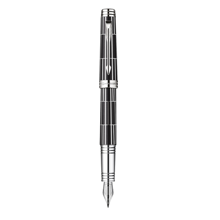 Ручка перьевая Parker Premier Luxury F565 (1876380) Black CT (F)