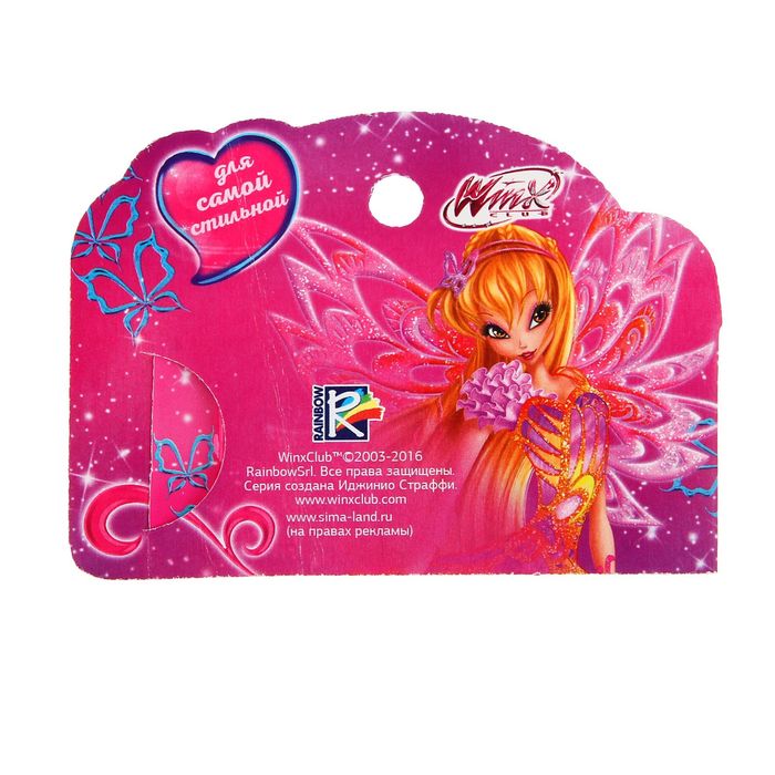 Краб для волос (набор 5 шт) феи Винкс