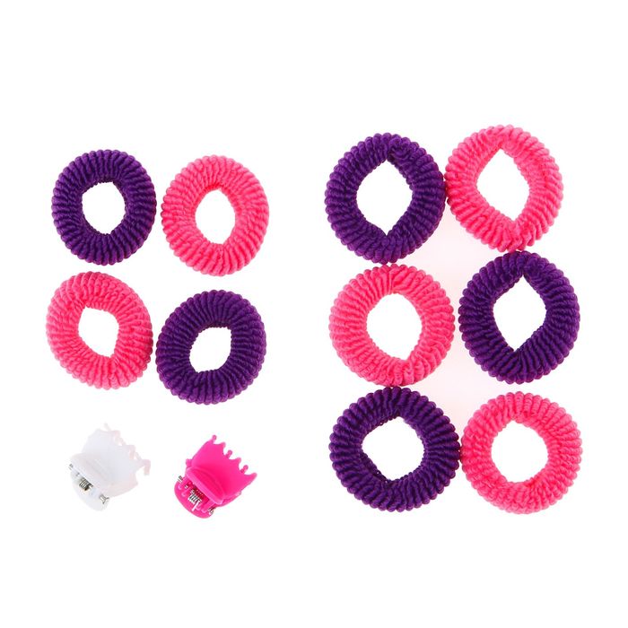 Набор для волос, феи ВИНКС: Блум, 2 краба, 10 резинок, 15 х 12,5 см