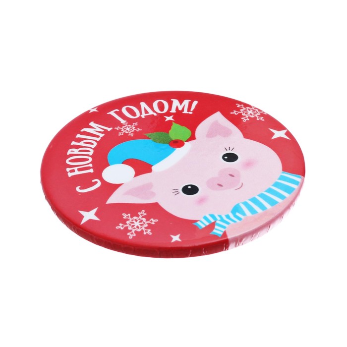 Значок закатной "С Новым годом"