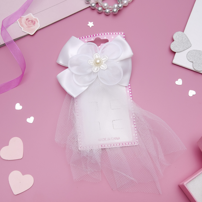 Зажим для волос "Принцесса" ромашки