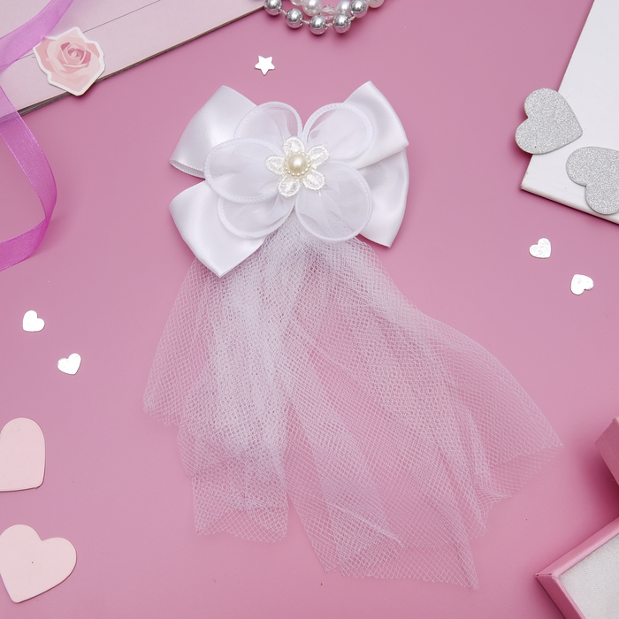 Зажим для волос "Принцесса" ромашки