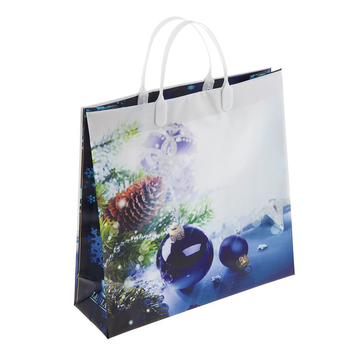 Пакет "Зимние сказки", мягкий пластик, 30 х 30 см, 140 мкм