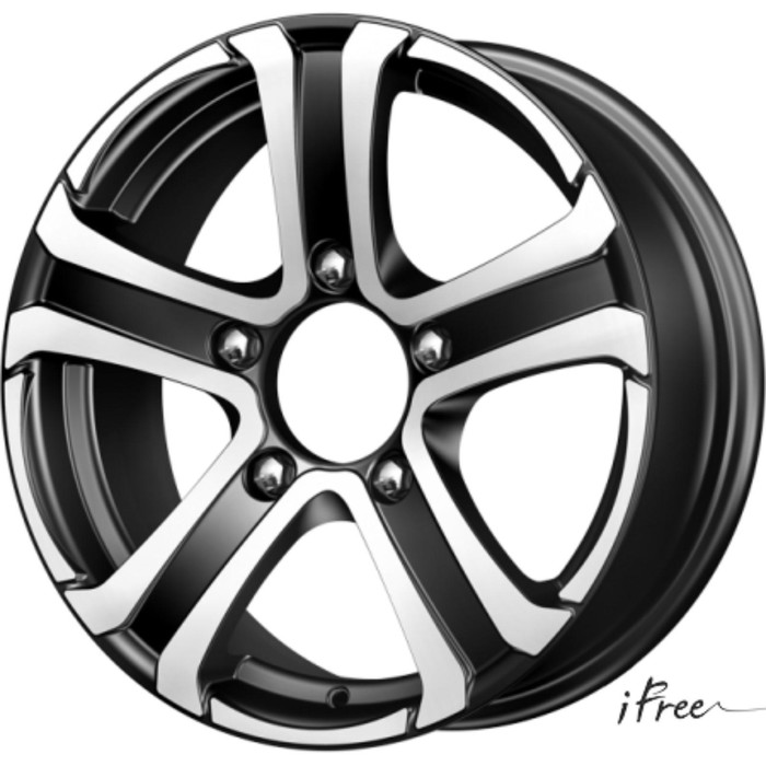 Диск iFree Хафпайп (КС683) 6,0x16 5x139,7 ET40 d98 Блэк Джек (Арт.296800)