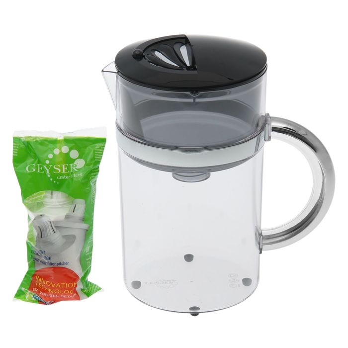 Фильтр-кувшин, универсальный 4 л "Гейзер. Матисс", цвет хром