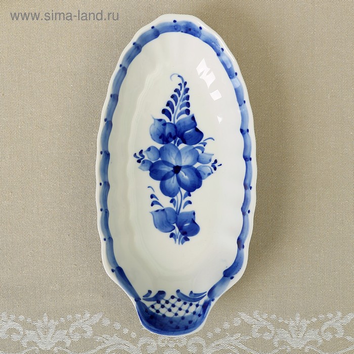 

Селедочница "Ракушка", гжель фарфор, 1с