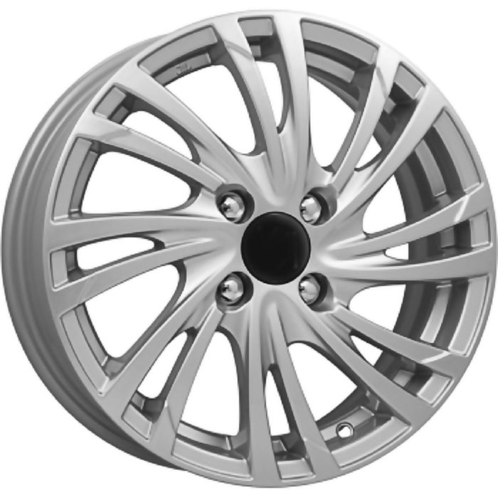 Диск K&K Мейола КС643-09 6x15 4x100 ЕТ45 d67,1 блэк платинум (26539)