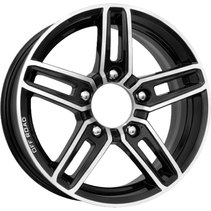 Диск КиК Дон (КС588) 6,5x16 5x139,7 ET40 d98 алмаз черный (Арт.13210)