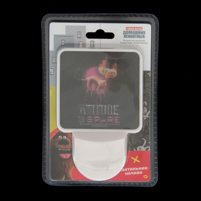 Ночник светодиодный с датчиком освещенности Pets, МИКС