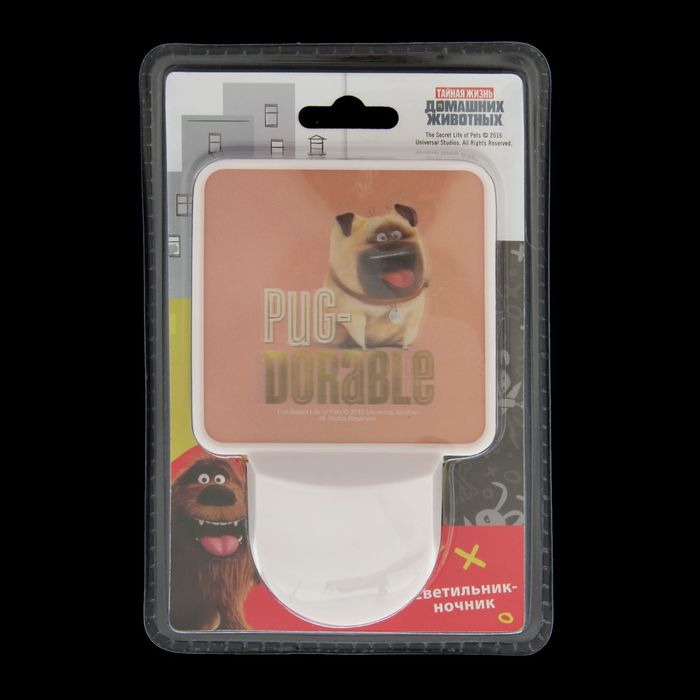 Ночник светодиодный с датчиком освещенности Pets, МИКС