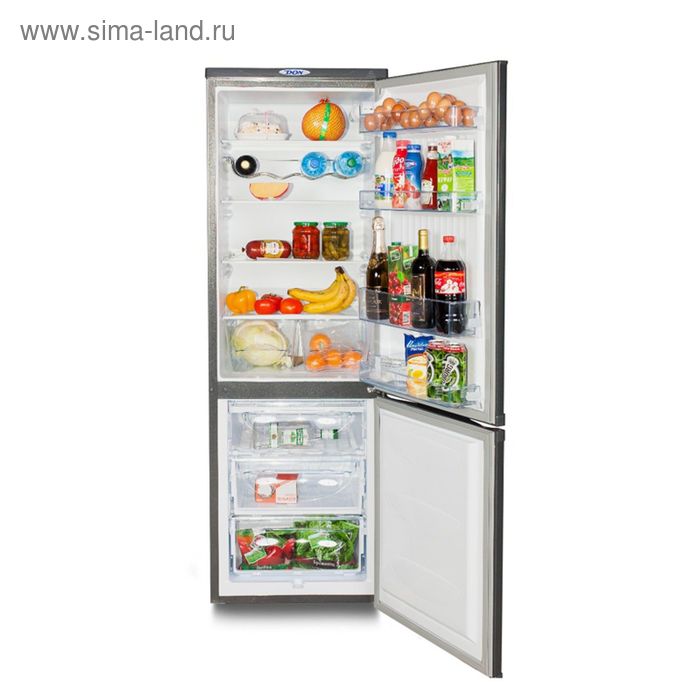 Холодильник DON R-291 NG, двухкамерный, класс А+, 326 л, серебристый холодильник don r 291 bi двухкамерный класс а 326 л цвет белый искристый
