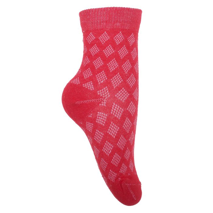 Носки детские, размер 18(16-18), цвет красный