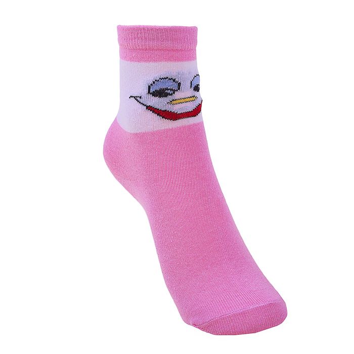 Носки детские, размер 16(14-16), цвет бело-розовый