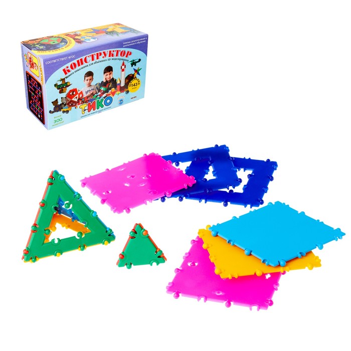 Конструктор ТИКО «Школьник», 137 деталей