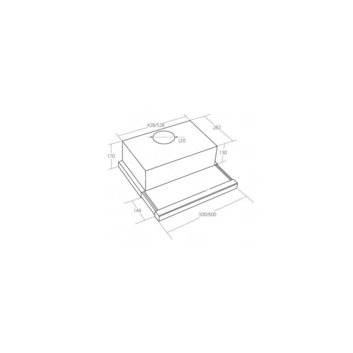 Вытяжка Akpo WK-7 Лайт эко 50, белый