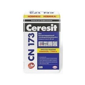 

Пол быстротвердеющий самовыравнивающийся Ceresit CN 173 (толщина слоя 6-60 мм), 20 кг