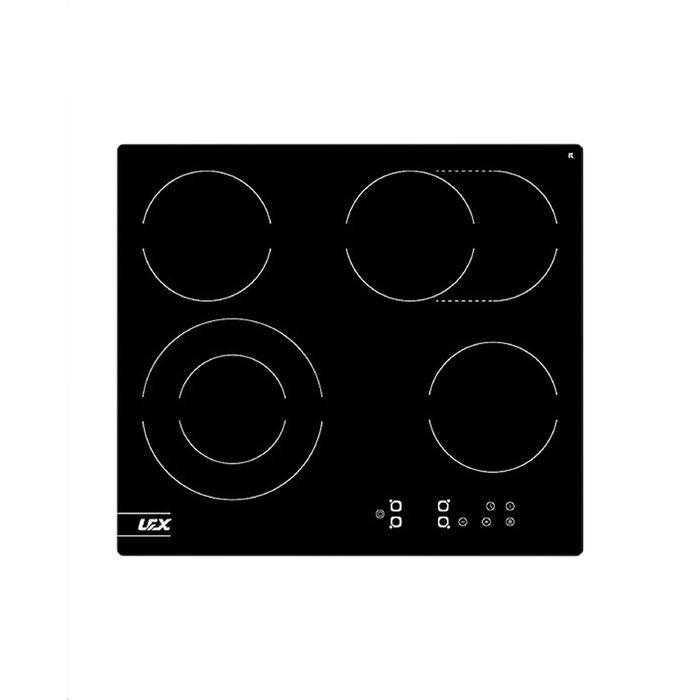 Варочная поверхность Lex EVH 642 BL, электрическая, 4 конфорки, черный
