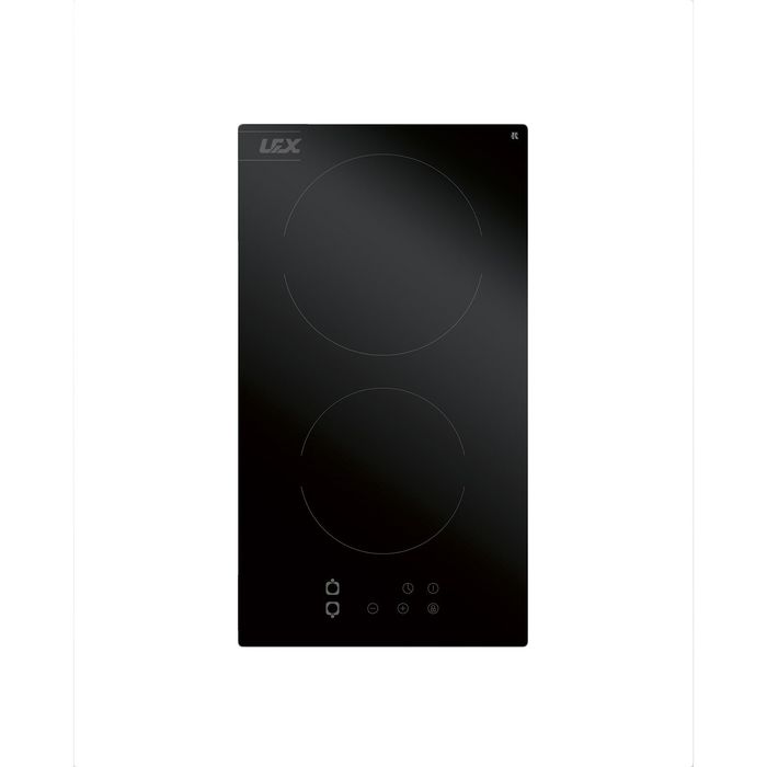 Варочная поверхность Lex EVH 320 BL, электрическая, 2 конфорки, черный