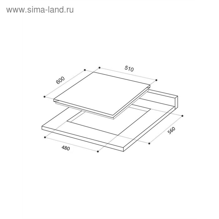 

Варочная поверхность Lex GVG 643C IV, газовая, 4 конфорки, кремовый