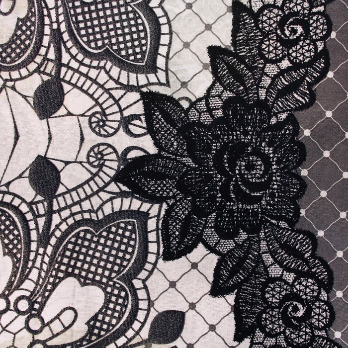 Постельное бельё "Этель" дуэт Кружевная фантазия (вид 2), размер 143х215 см - 2 шт., 220х240 см, 70х70 см - 2 шт., 100% хлопок, поплин, 125 г/м2