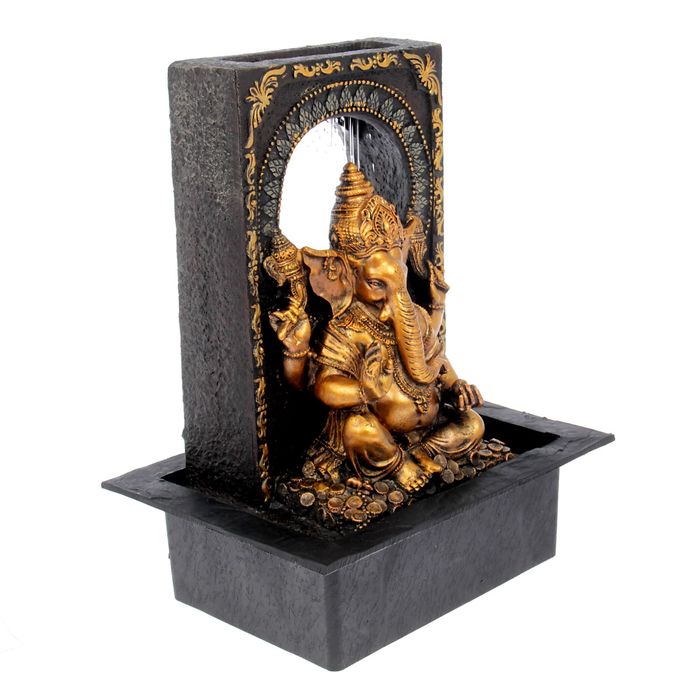Фонтан "Ганеша в золотом обрамлении"