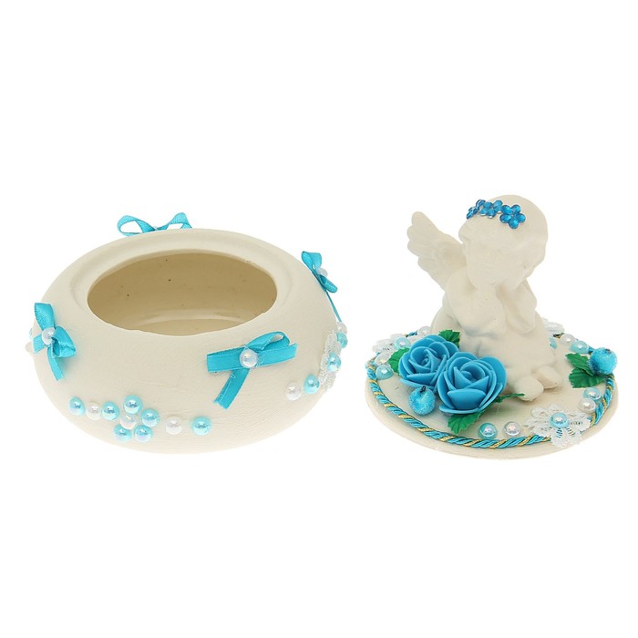 Шкатулка "Ангелок свадебный" микс