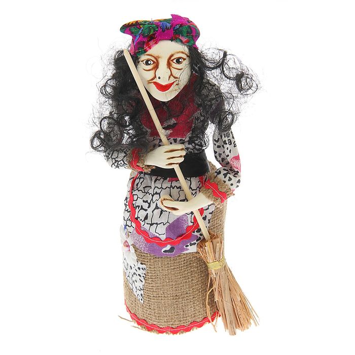 Статуэтка-оберег "Бабуся-Ягуся" микс