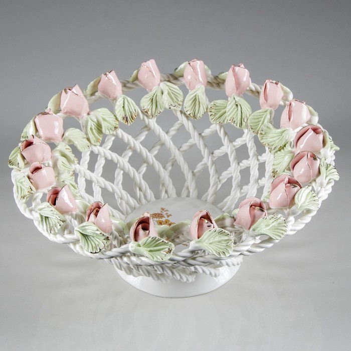 Конфетница "Глория" цветная лепка