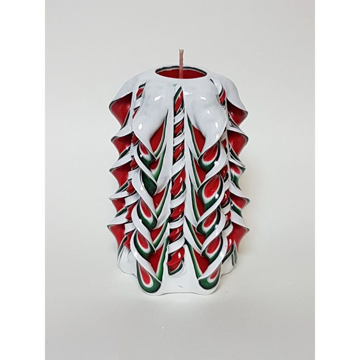 Свеча резная "Рождественская история" 10-11см