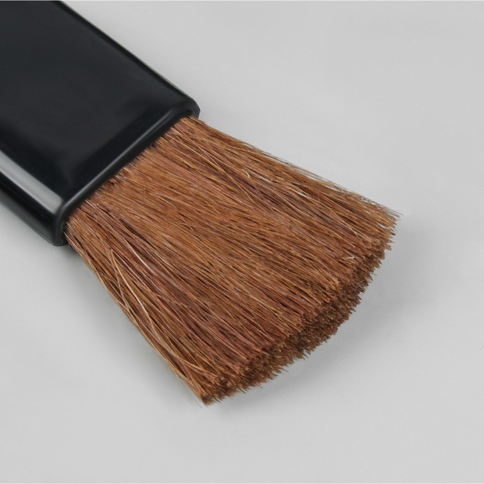 Кисть для макияжа/пудры и румян, скруглённая, цвет чёрный