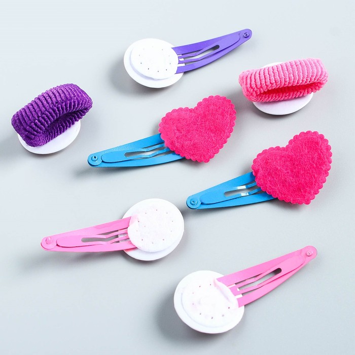 Набор для волос "Классная", феи ВИНКС: Стелла, 5 зажимов, 8 резинок, 20 х 6,5 см