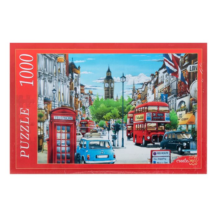 Пазлы "Британский колорит", 1000 элементов