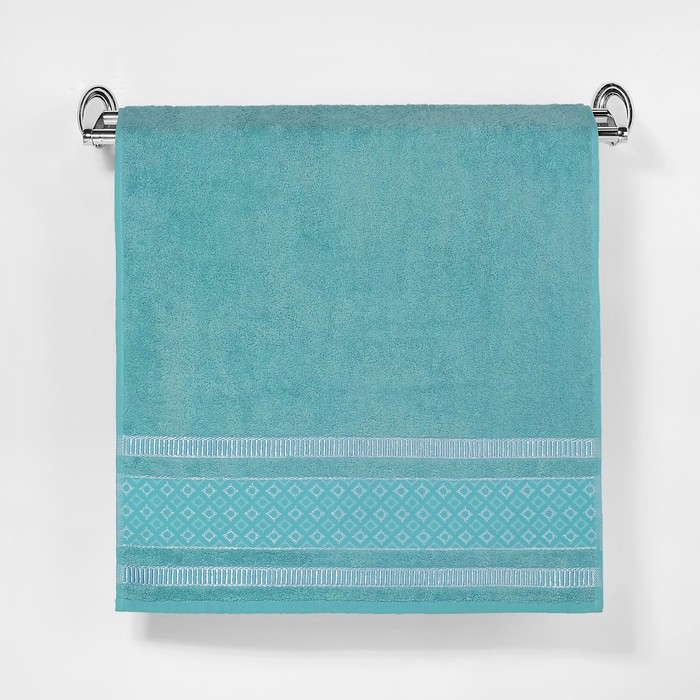 Полотенце махровое "Этель" Bambolina, мятный 50*90 см бамбук, 460 г/м2