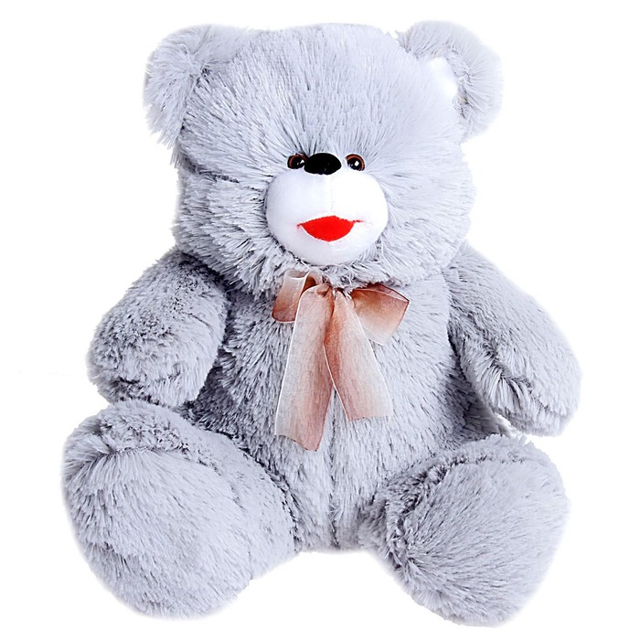 Мягкая игрушка «Медведь с бантом», цвета МИКС мягкая игрушка медведь кофточка с надписью цвета микс