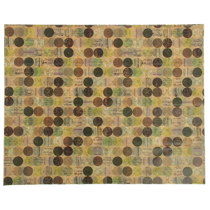 Бумага для декупажа "Круги", 6 листов