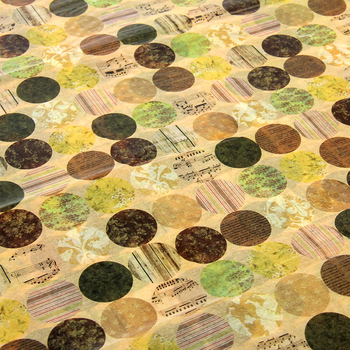 Бумага для декупажа "Круги", 6 листов