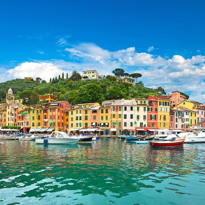 Фотообои "Портофино" (состоит из 3 частей), 2,7 х 2,7м
