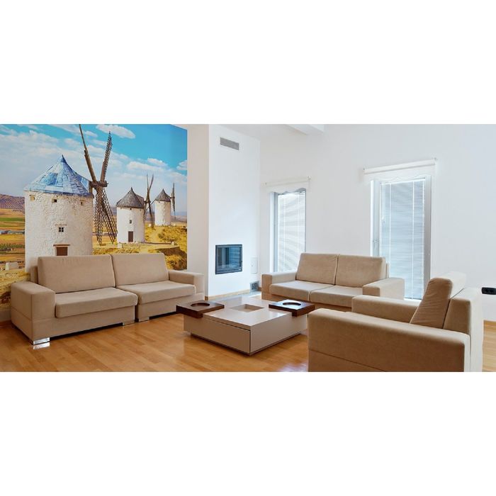 Фотообои "Ветряные мельницы" (состоит из 3 частей), 2,7 х 2,7м