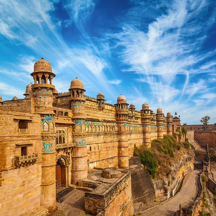 Фотообои "Форт Гвалиор" (состоит из 3 частей), 2,7 х 2,7м