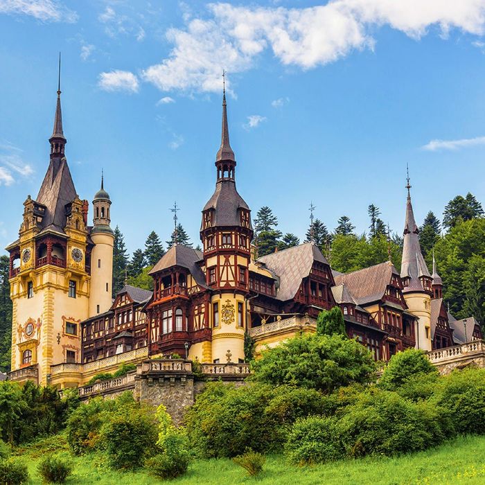 Фотообои "Замок с Синае" (состоит из 3 частей), 2,7 х 2,7м