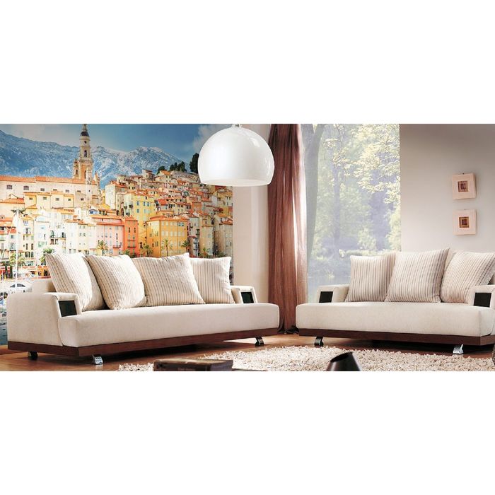 Фотообои "Порт де Ментон" (состоит из 3 частей), 2,7 х 2,7м