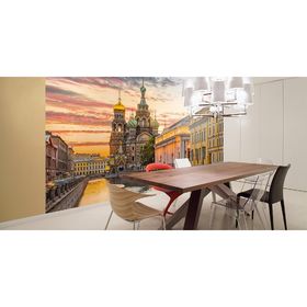 

Фотообои "Утро в Петербурге" (состоит из 3 частей), 2,7 х 2,7м