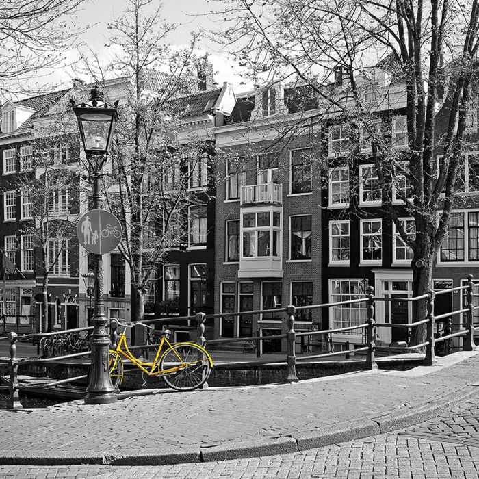 Фотообои "Амстердам с акцентом" (состоит из 3 частей), 2,7 х 2,7м