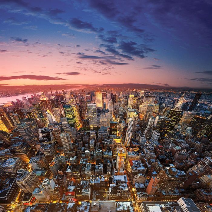 Фотообои "После заката" (состоит из 3 частей), 2,7 х 2,7м