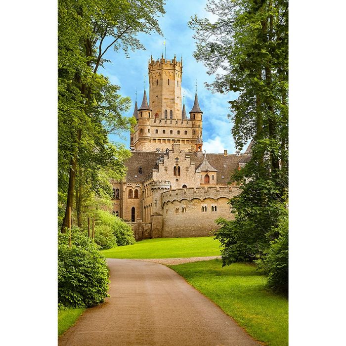 Фотообои "Дорога к Замку" (состоит из 2 частей), 1,8 х 2,7 м